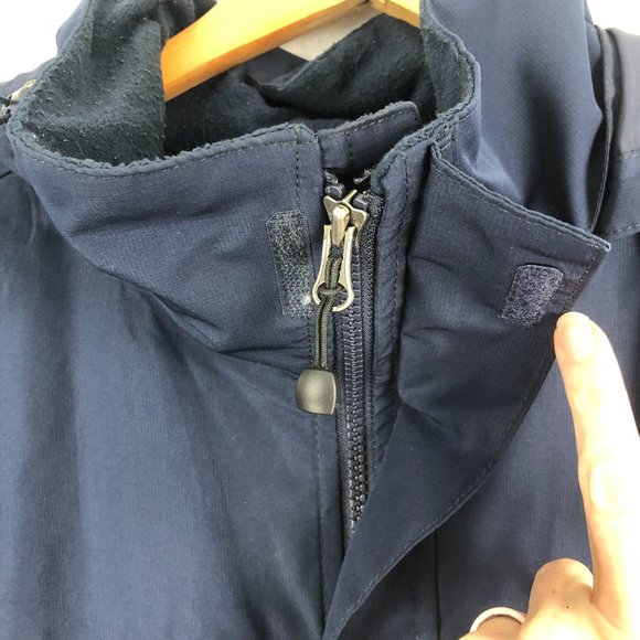 *SOLD* Eddie Bauer Men's Large Weather Edge Waterproof Blue Long Sleeve Jacket - Picture 7 of 13